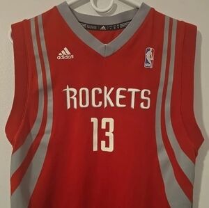 Adidas Mens James Harden Houston Rockets Swingman Away Jersey Large Basketball
